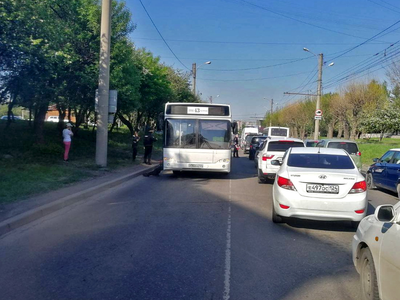 В ДТП с автобусом на Крупской погиб ребенок