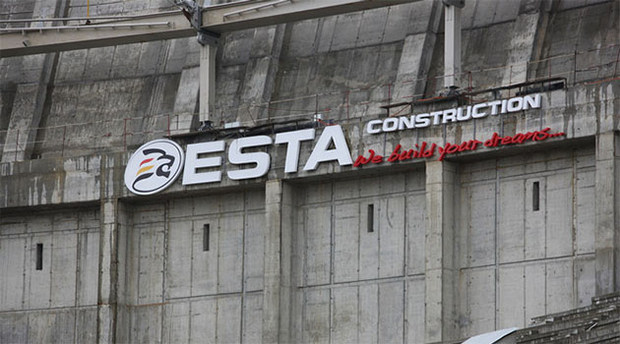 Логотип ЭСТА Констракшен