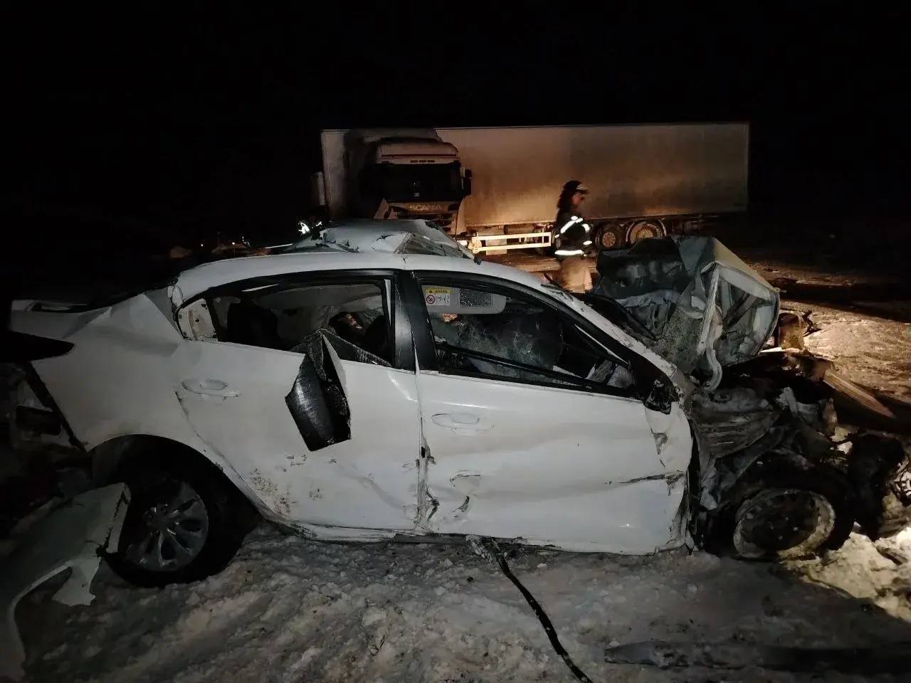 Киа Рио в аварии