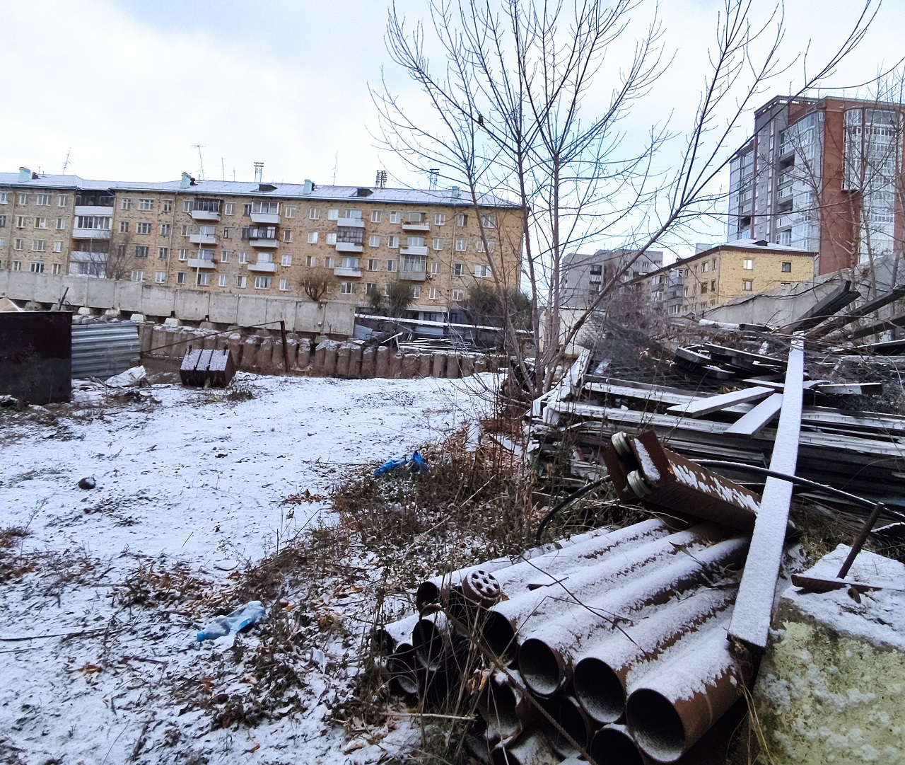 стройплощадка дома в красноярске