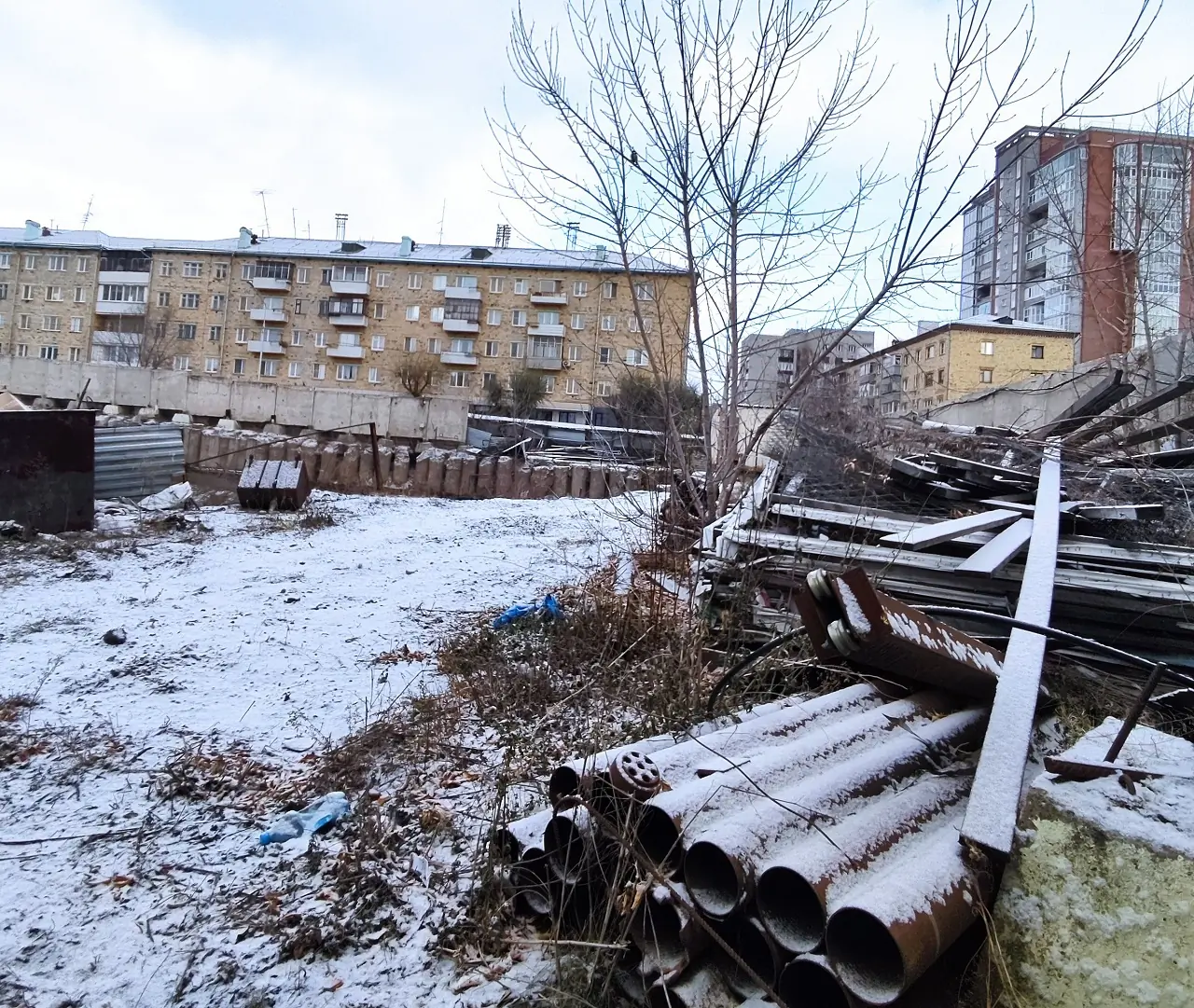 Стройплощадка на Дубровинского в 2023 году