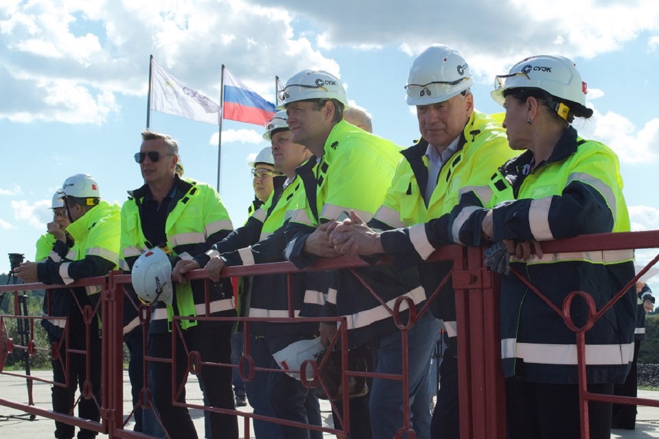 Гости на Березовском разрезе