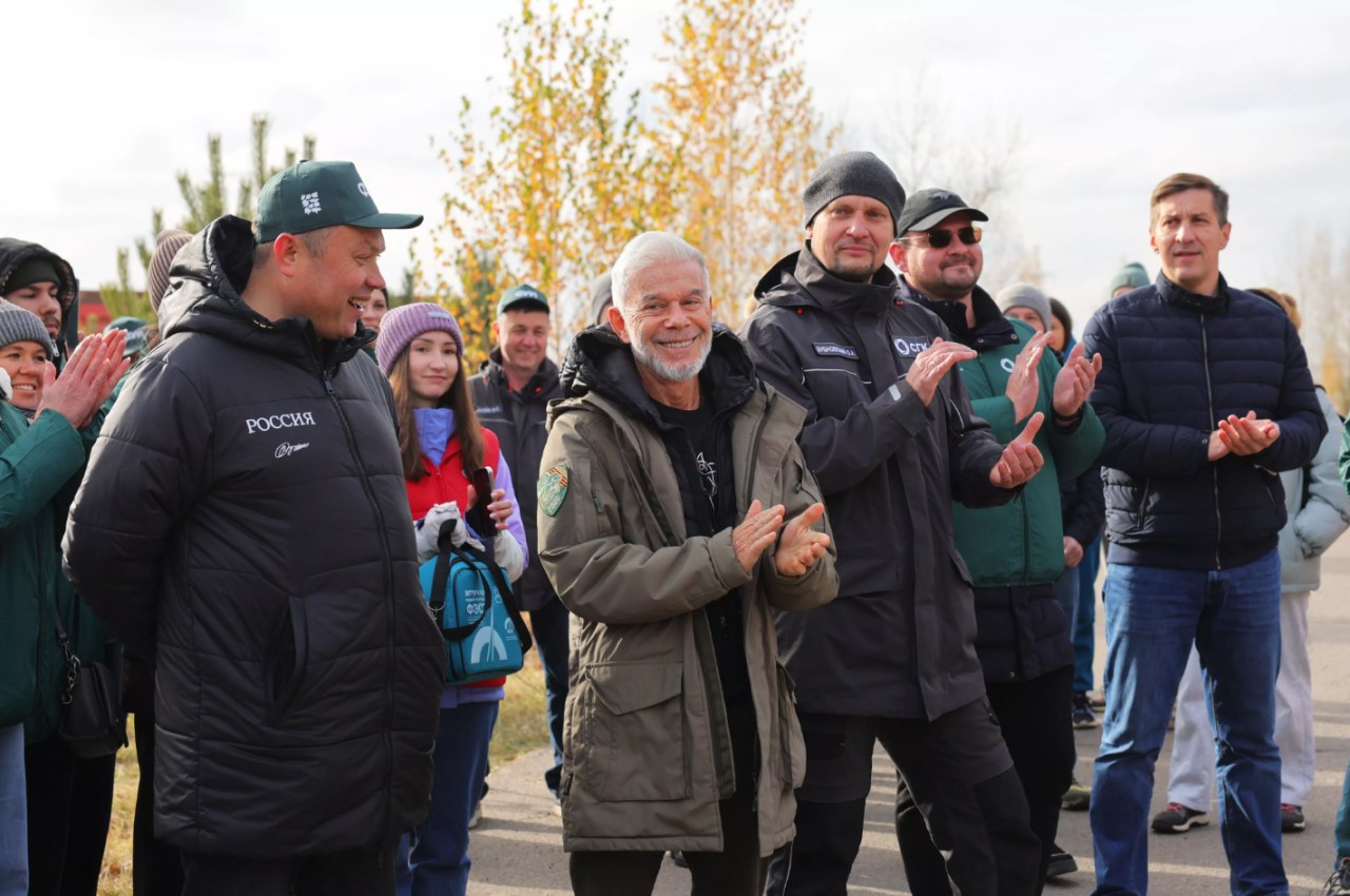 Высадка деревьев с Газмановым