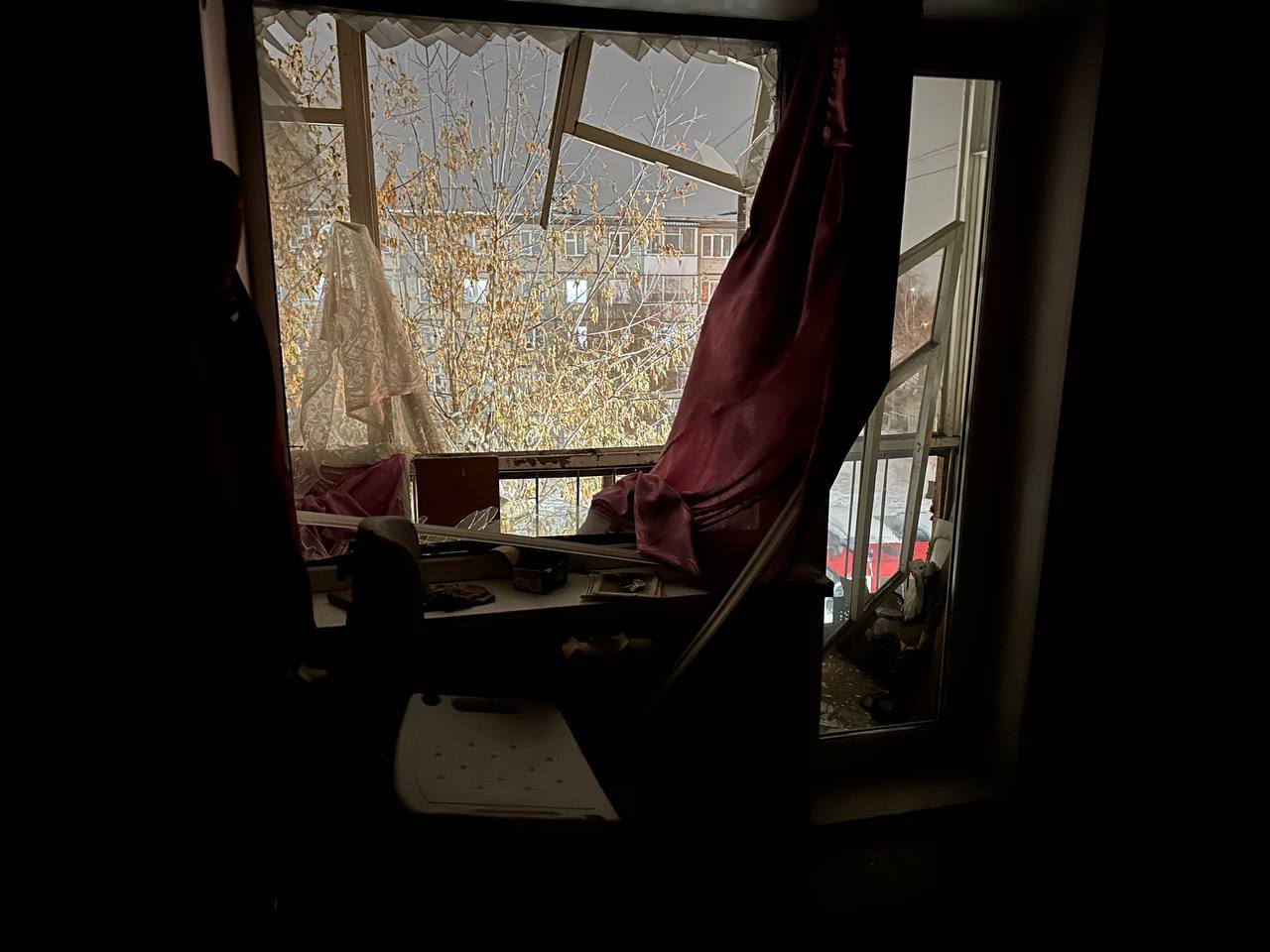 Взрыв баллончика в Ачинске