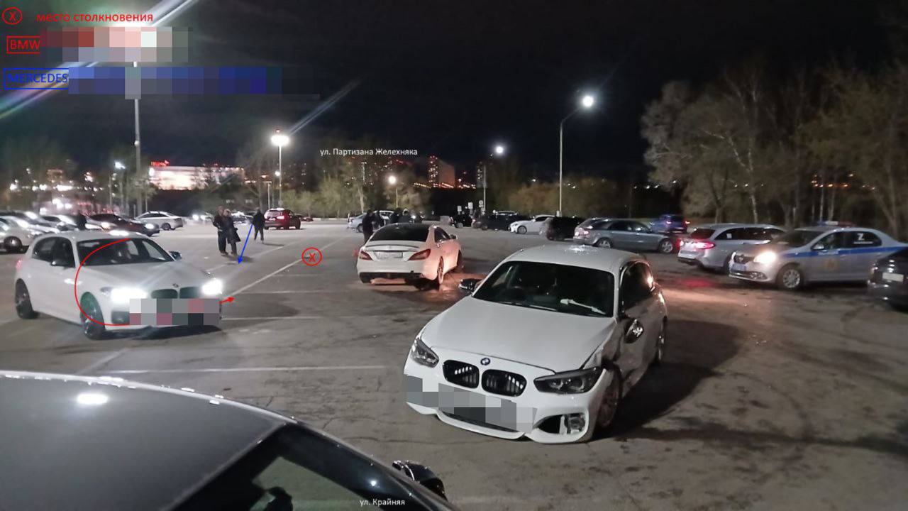 ДТП на парковке Татышева