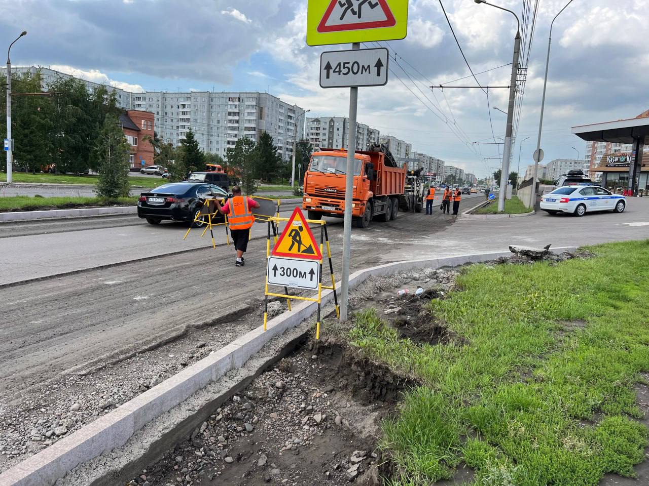Ремонт дорог в Советском районе