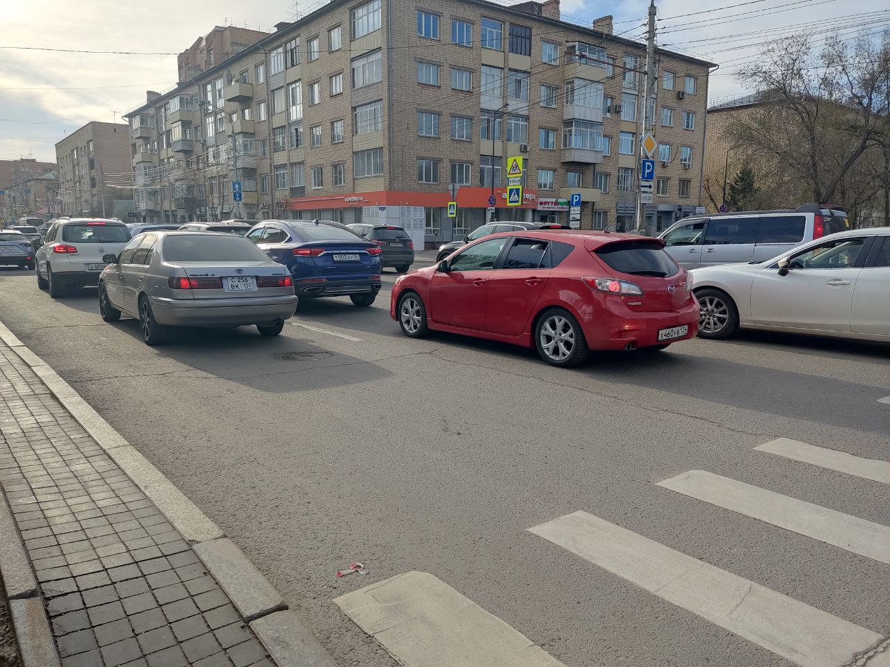 Пробки в Красноярске