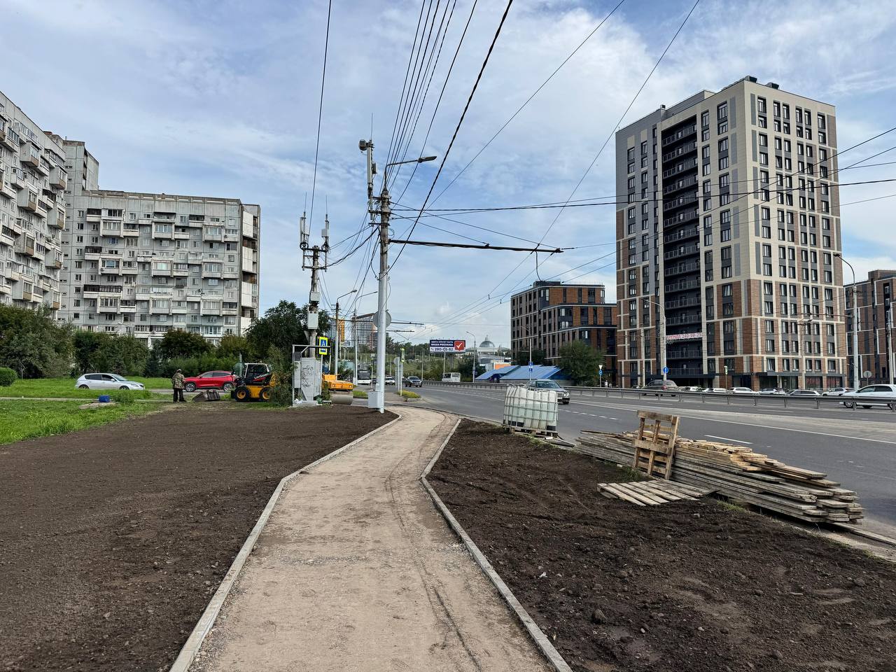 Тротуар на Белинского
