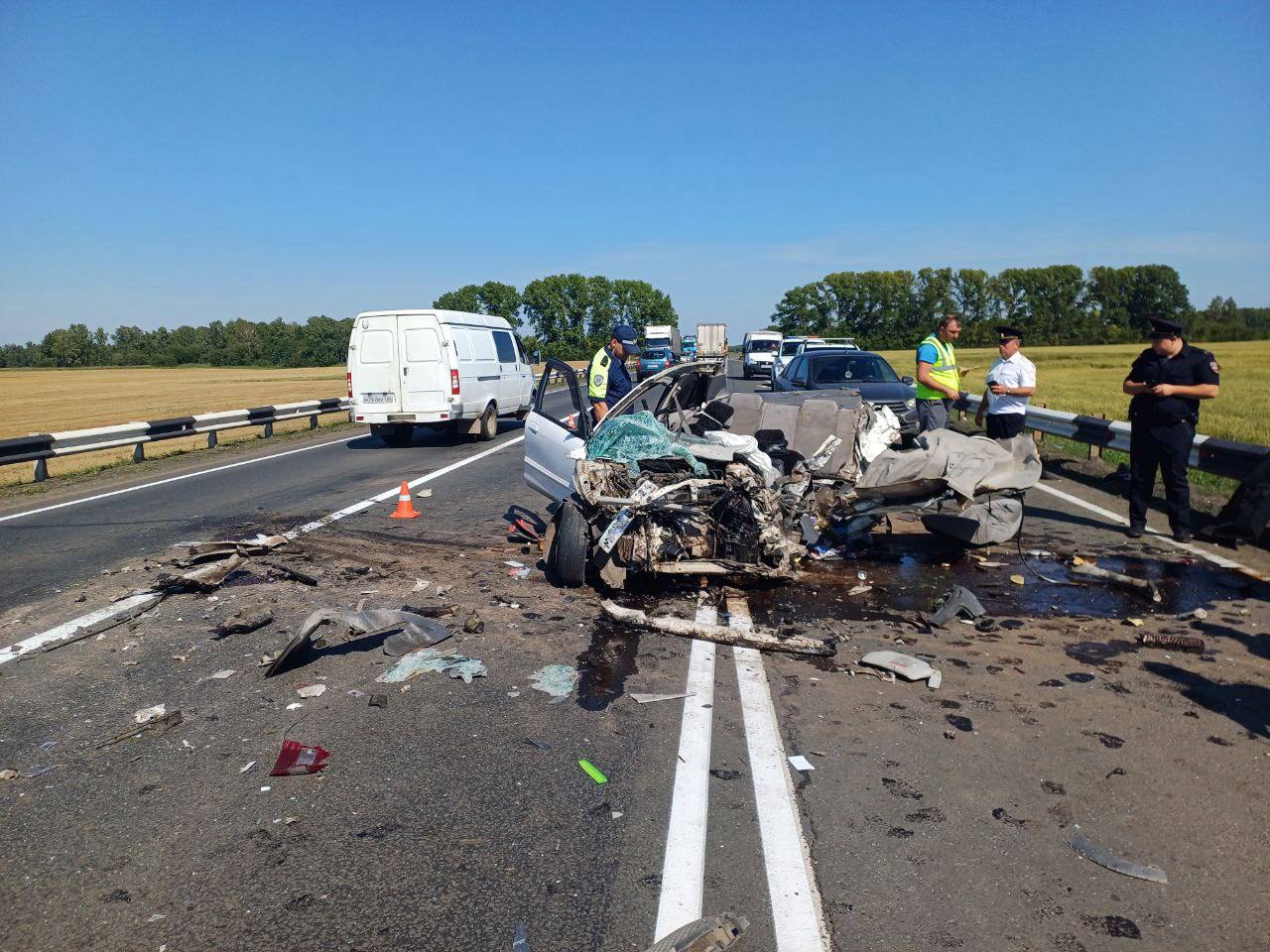 Авария на трассе в Канском районе