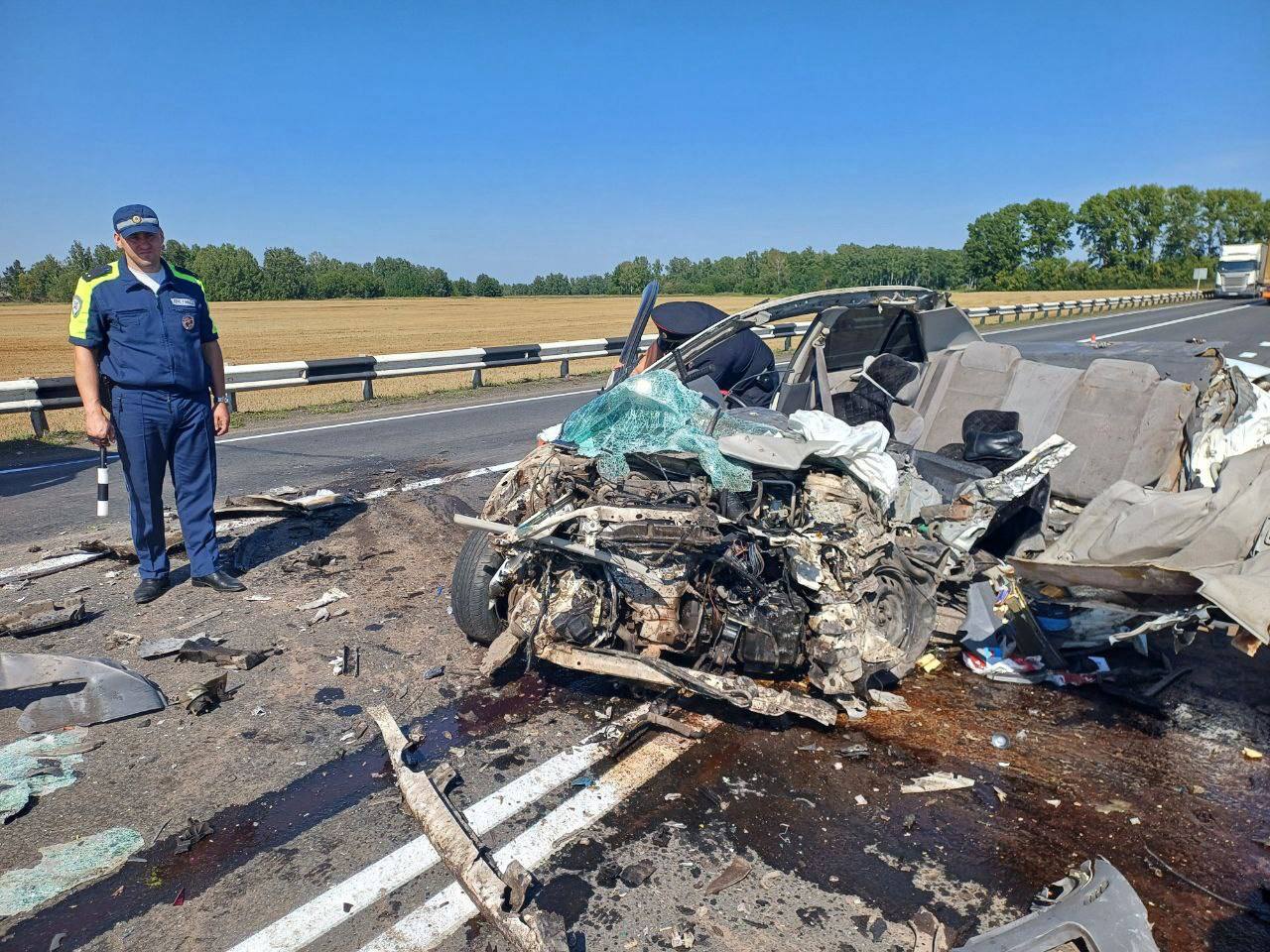 Авария на трассе в Канском районе