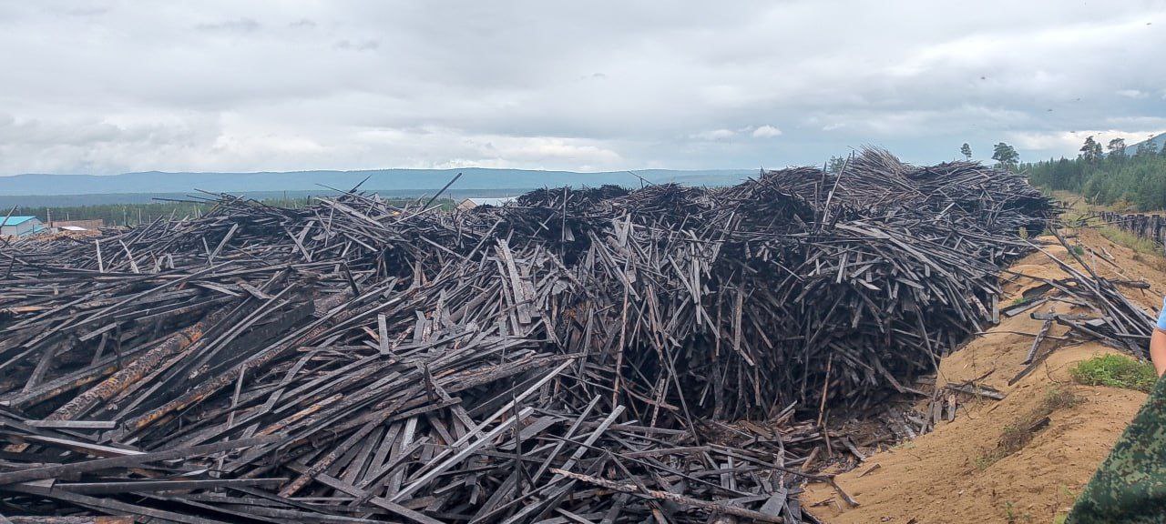Свалка на почвах