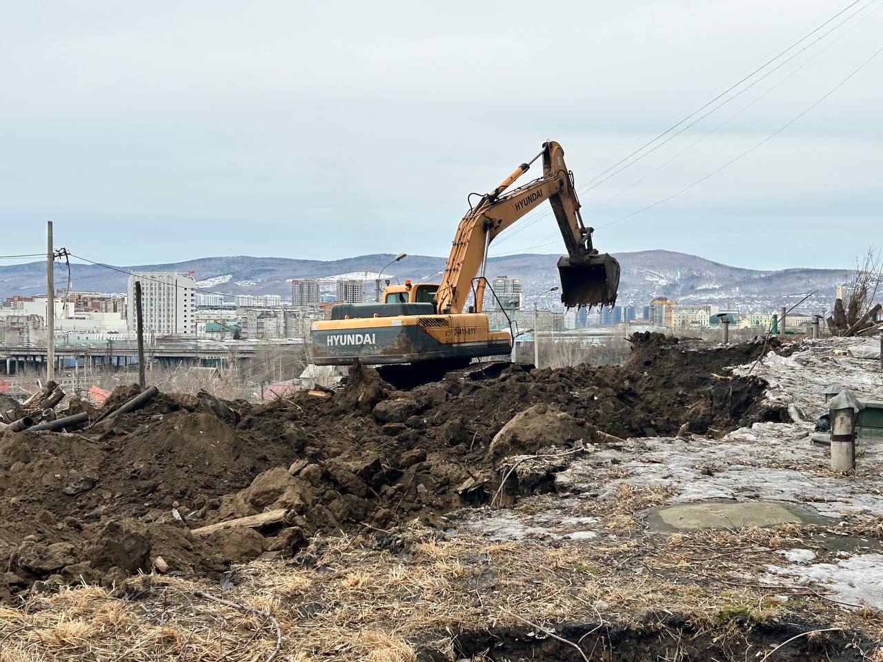 Работы в Боготольском переулке