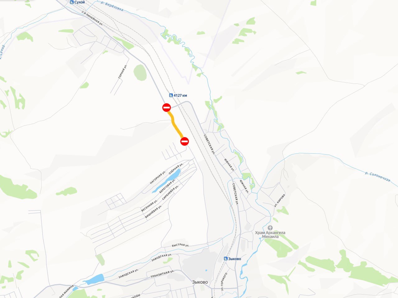 Дорогу к СНТ у Зыково перекроют с 6 апреля