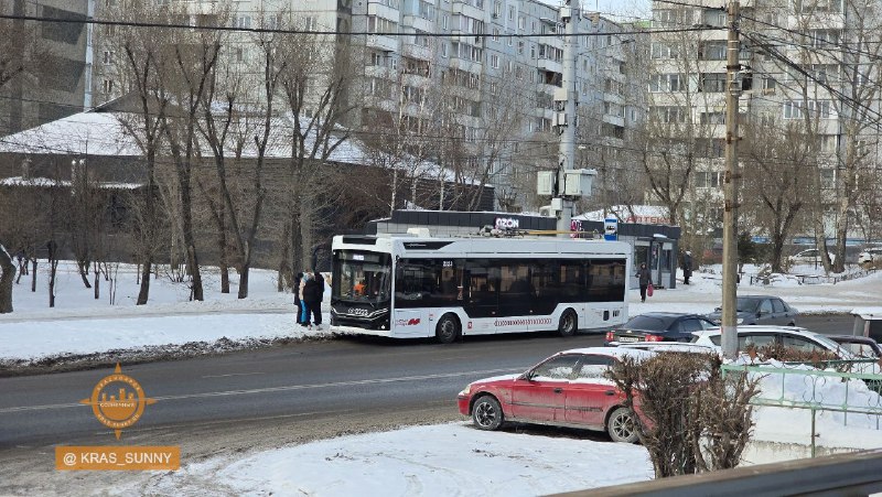 Тестирование троллейбуса в Солнечном