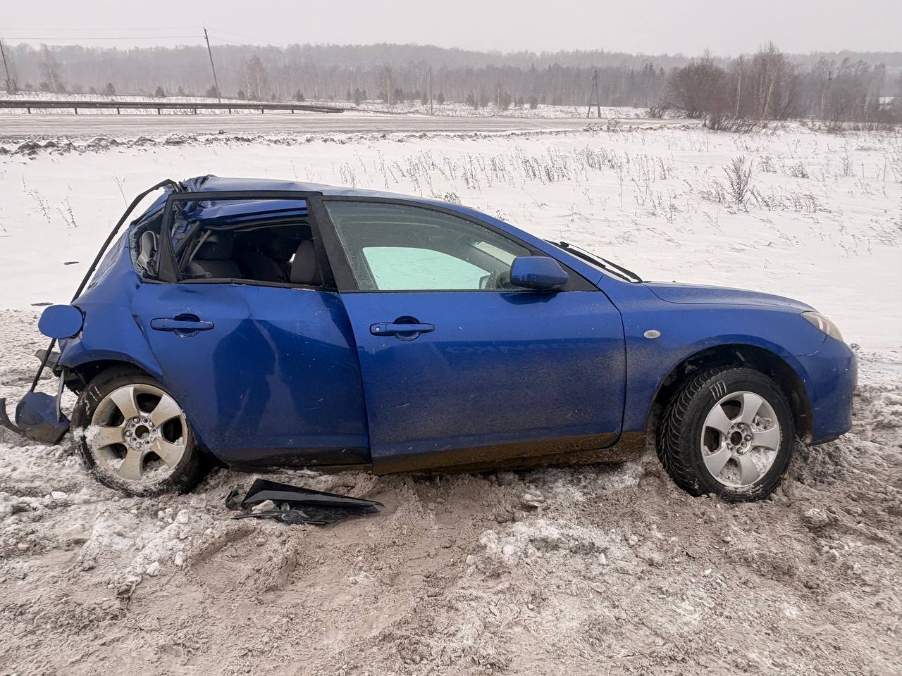 Мазда в ДТП