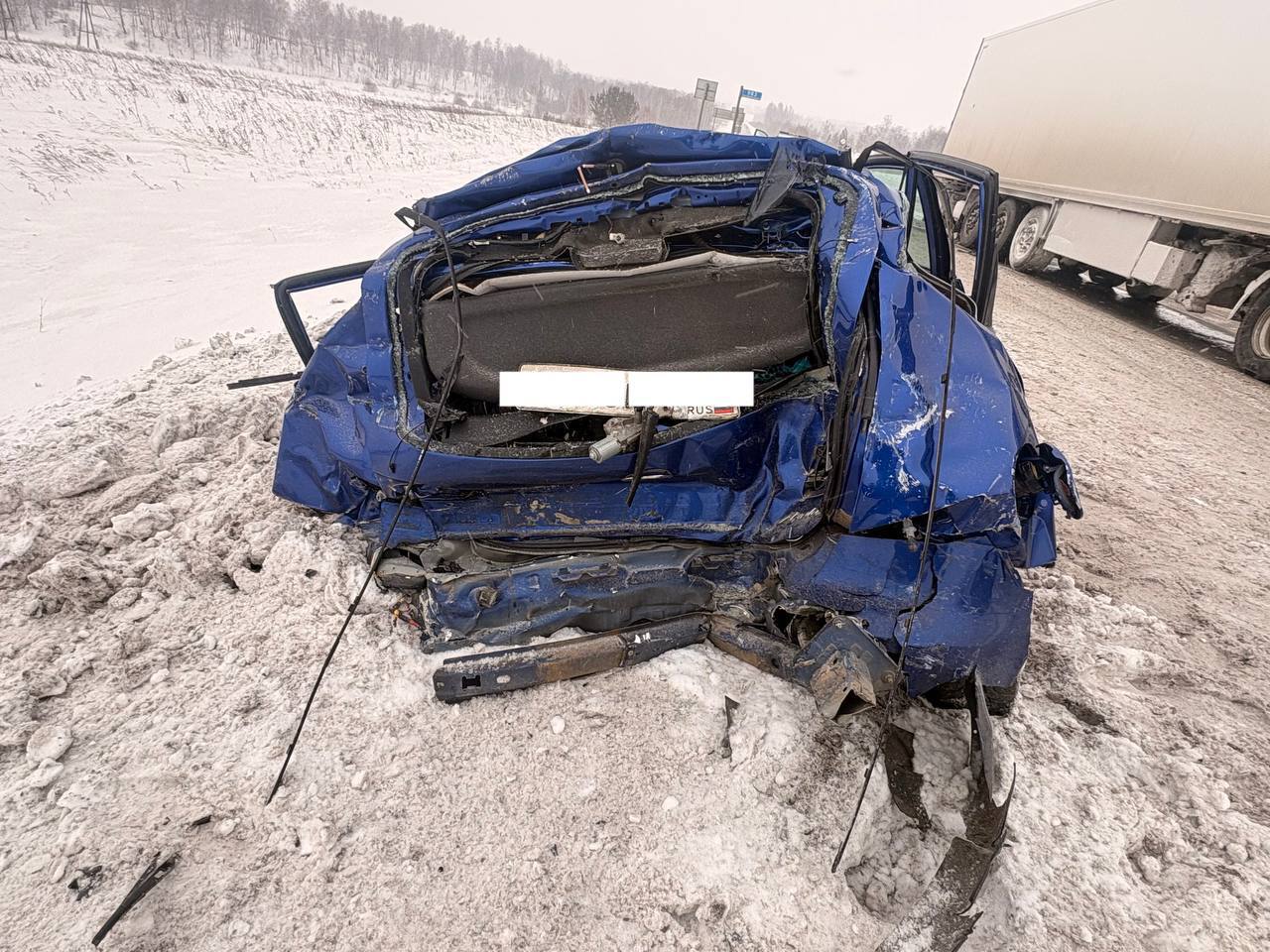 Мазда в ДТП в Рыбинском МО