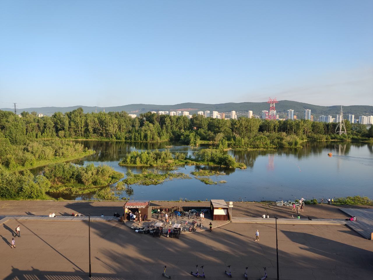 Лето в Красноярске