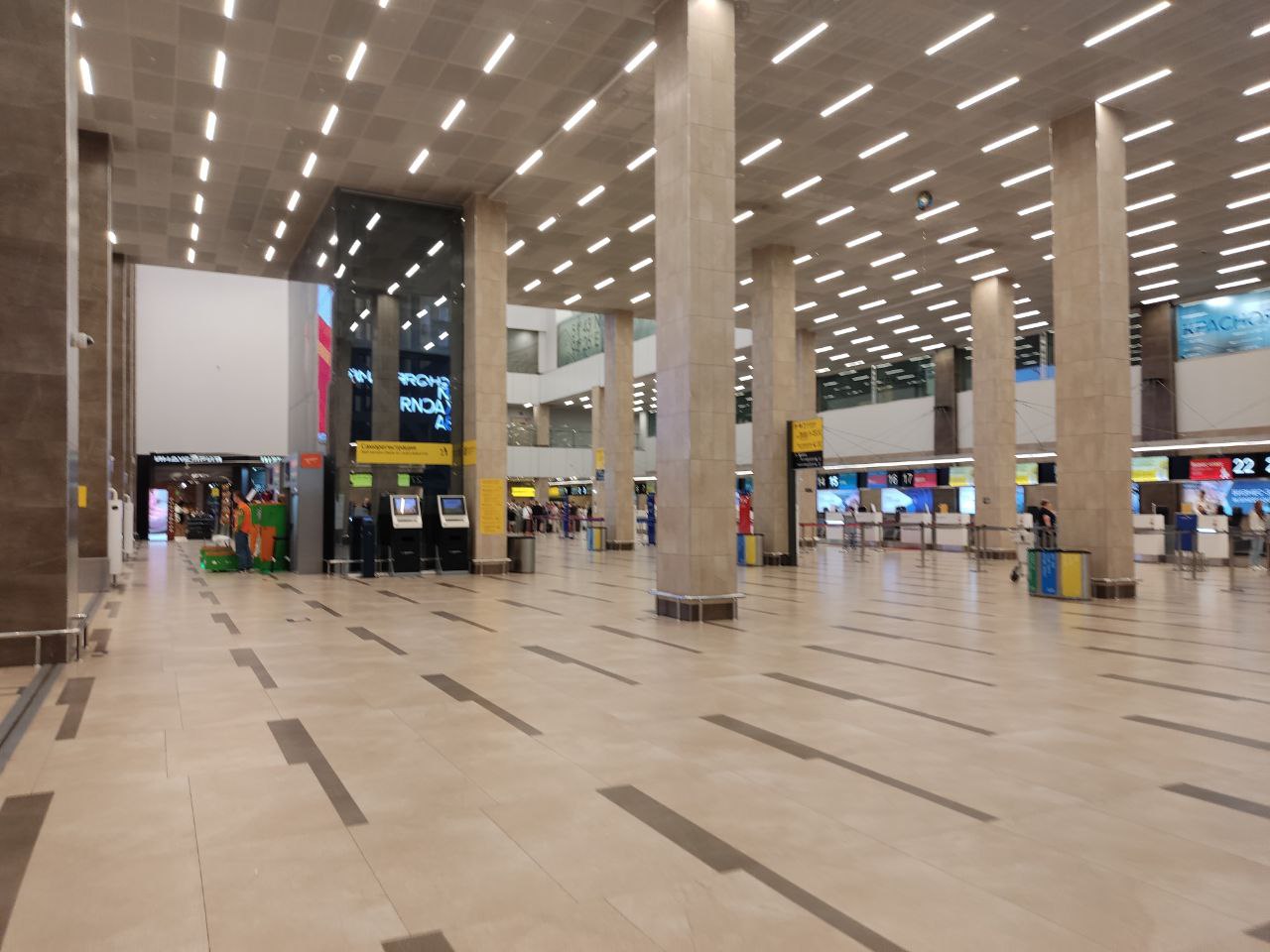 В аэропорту Красноярск