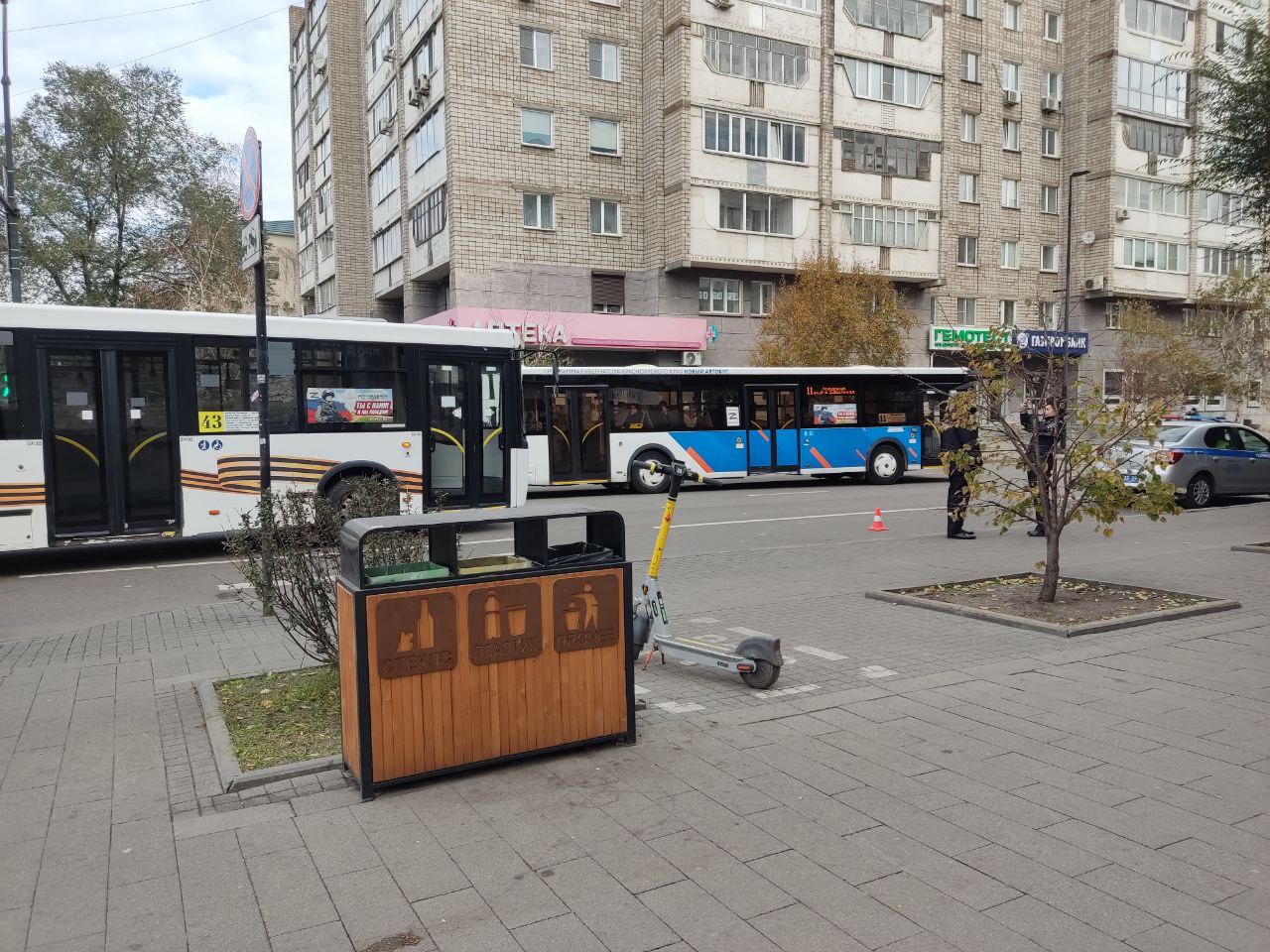 Автобусы на Мира, ДТП