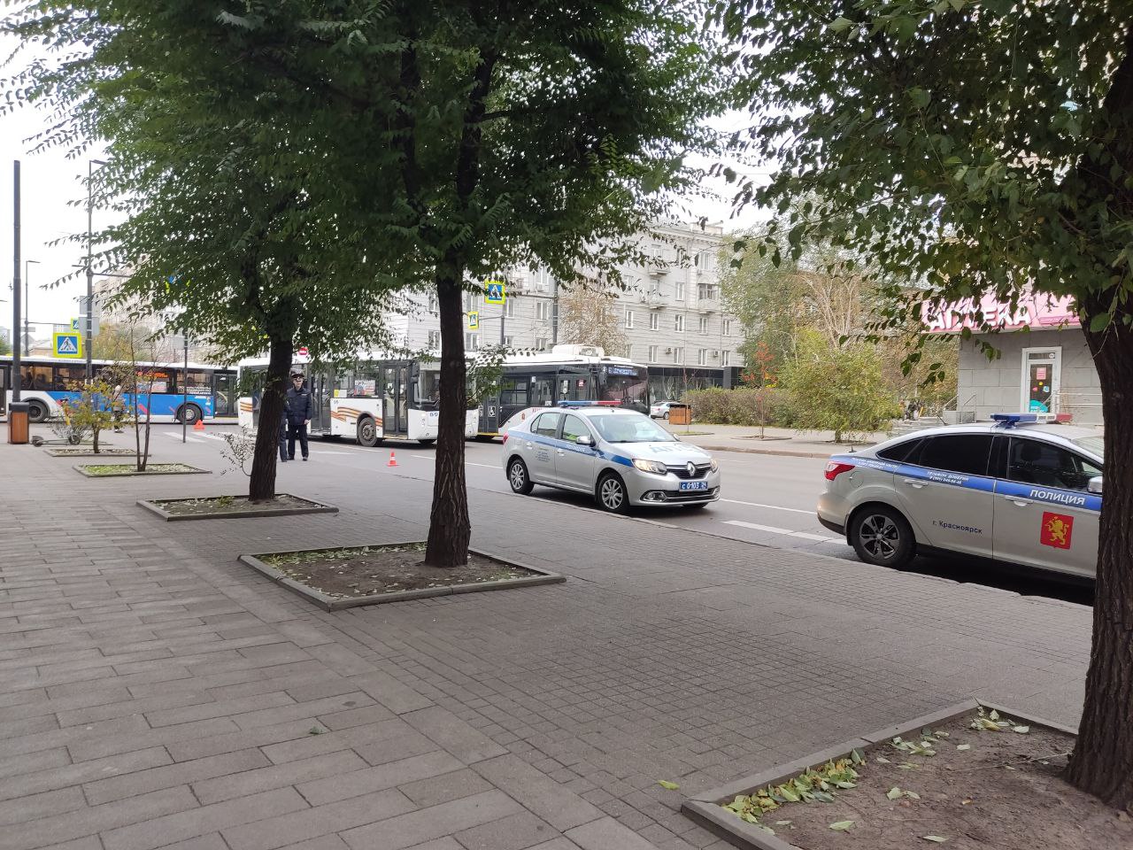 Полиция на перекрестке