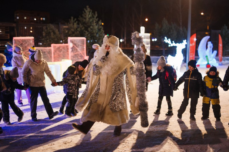 Открытие ледового городка