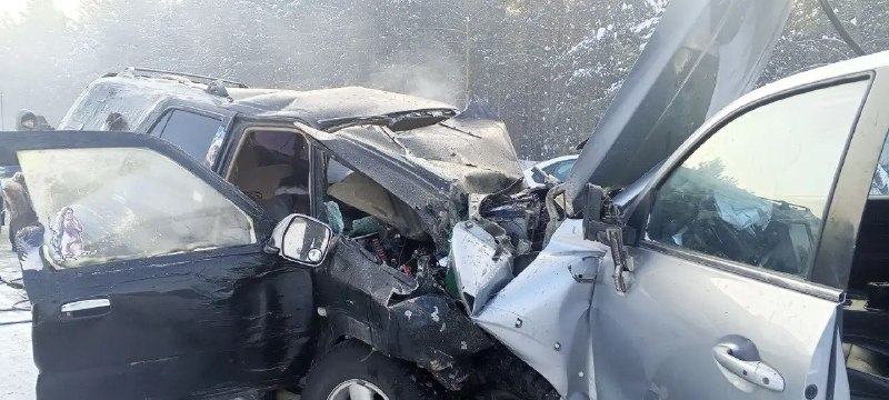 Столкновение машин в Богучанском районе