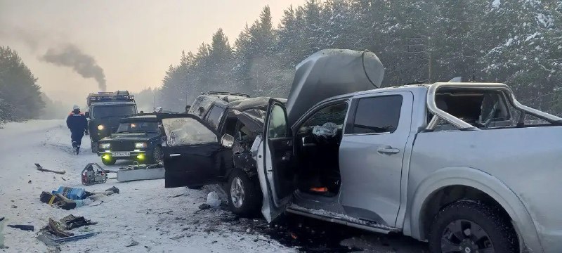 Столкновение автомобилей в Богучанском округе