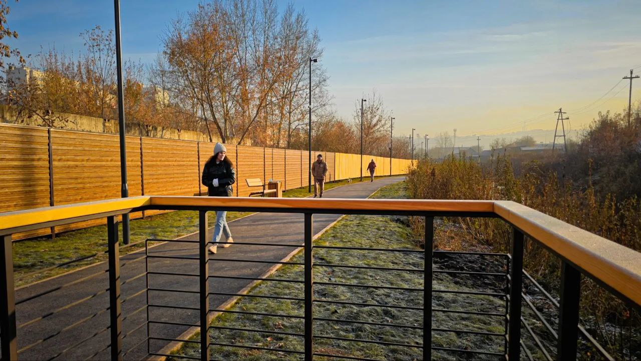 Благоустроили набережную Бугача