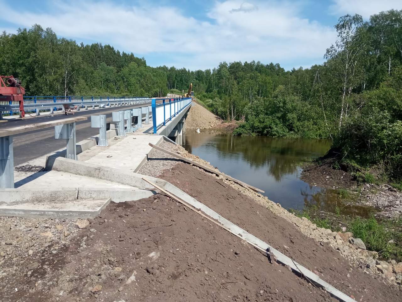 На Енисейском тракте в Красноярском крае починят мост через Кантат
