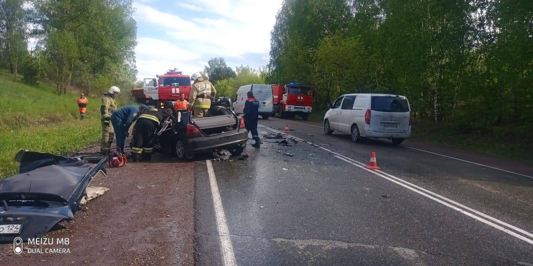 В Красноярском крае в столкновении с КАМАЗом погиб пассажир Honda