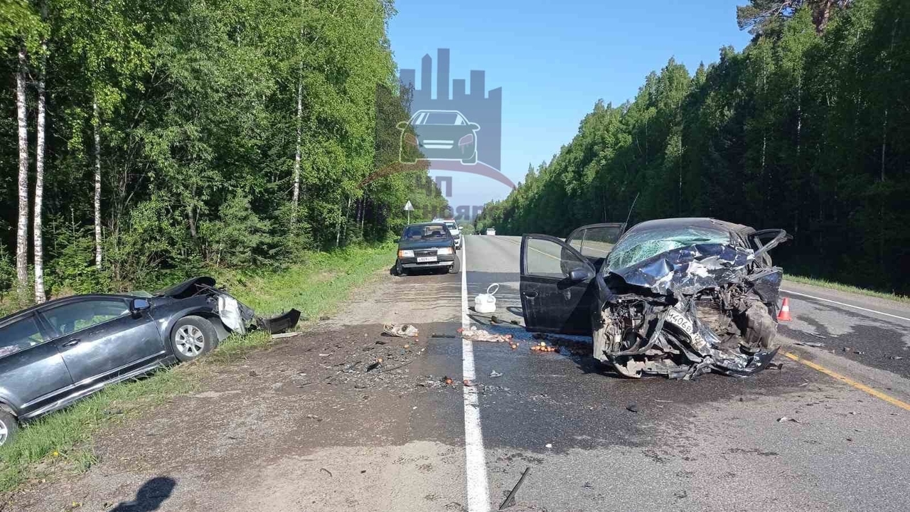 В ДТП на трассе Красноярск – Балахта трое получили травмы
