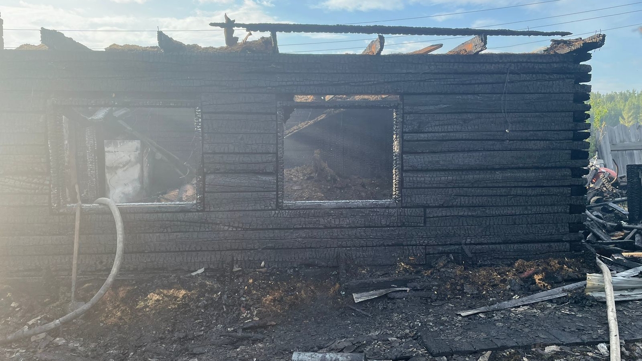 В Красноярском крае трое детей погибли при пожаре