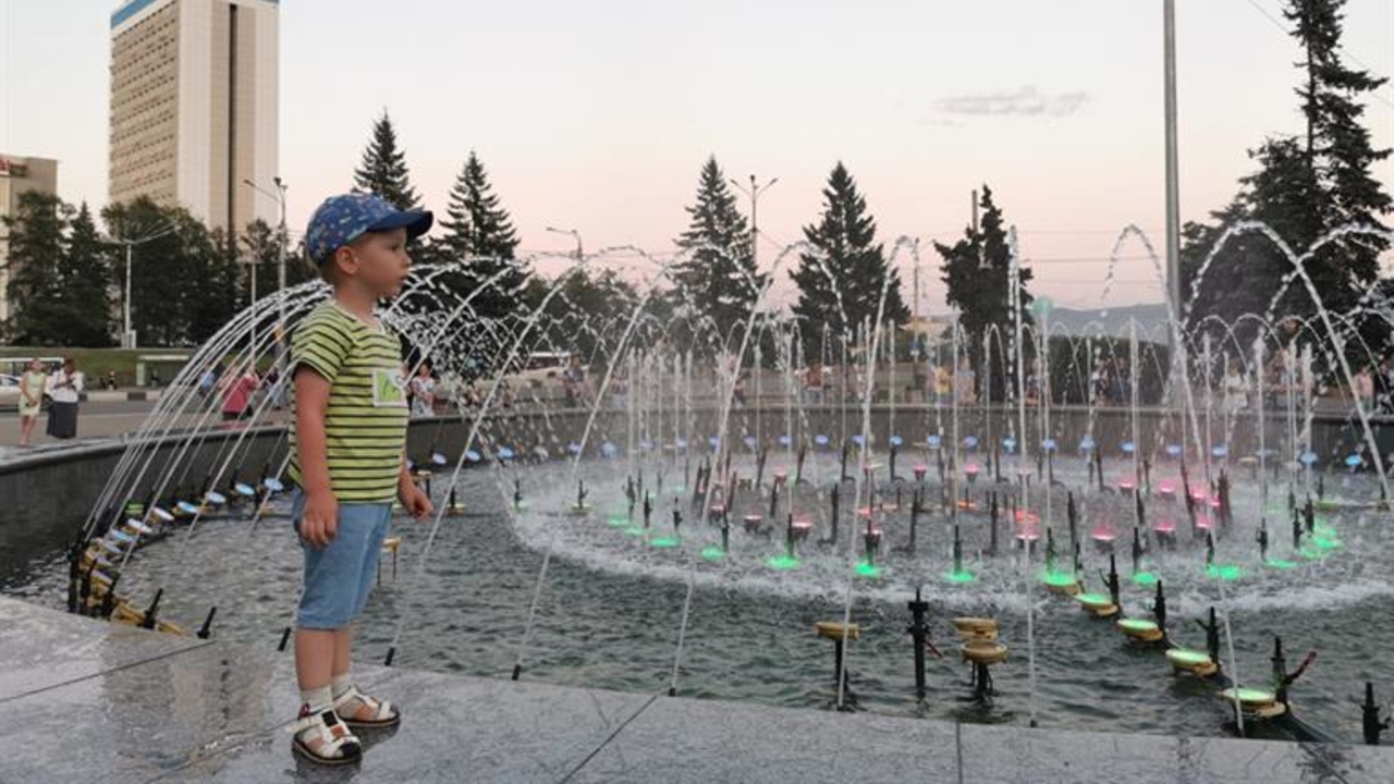 В Красноярске отключают фонтаны
