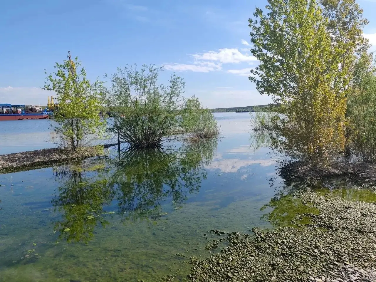 Участок на Енисее