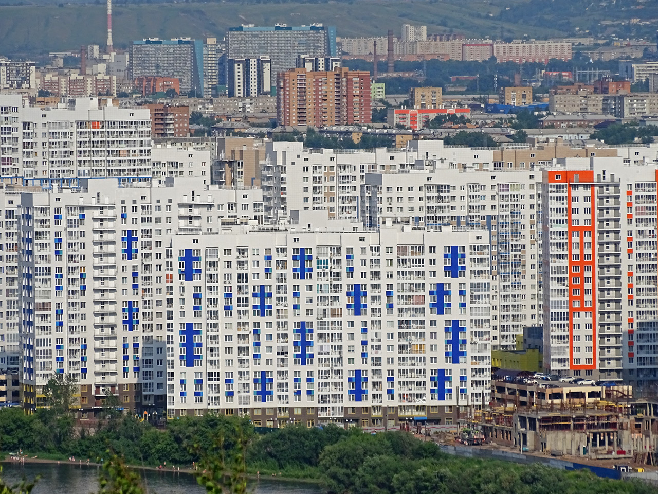 Новые дома в Красноярске