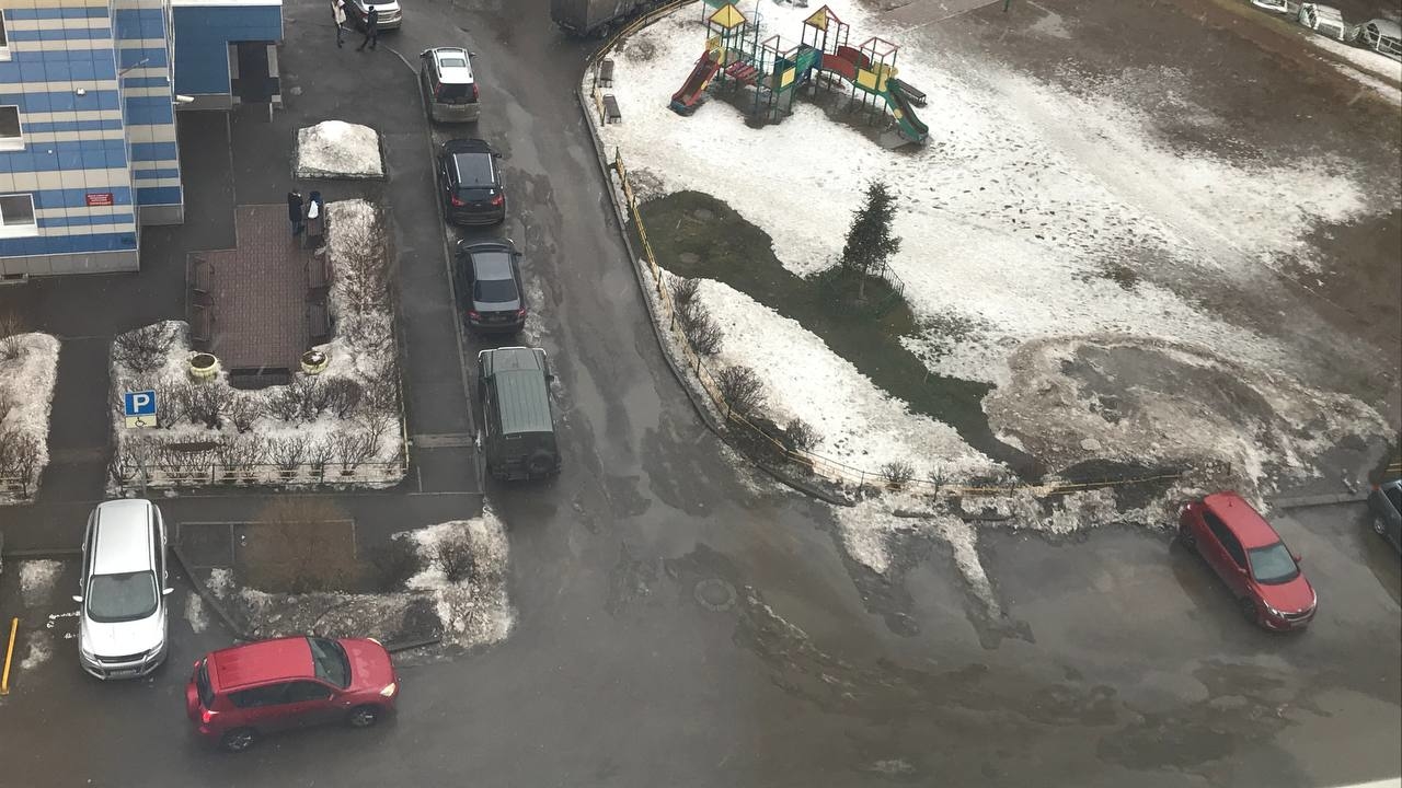 В Красноярске затопило улицы