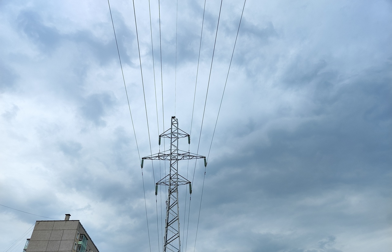 ЛЭП, линия электропередачи, провода