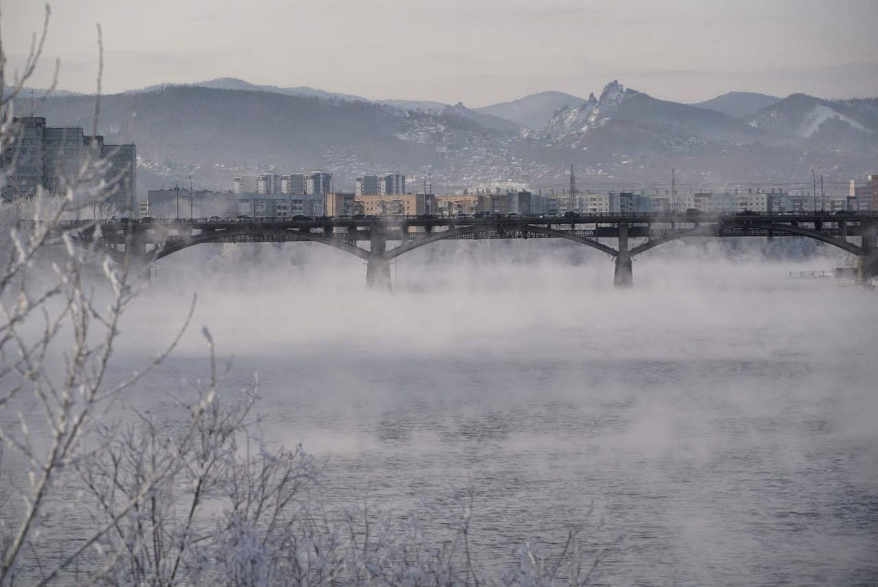 Морозы в Красноярске и смог, НМУ