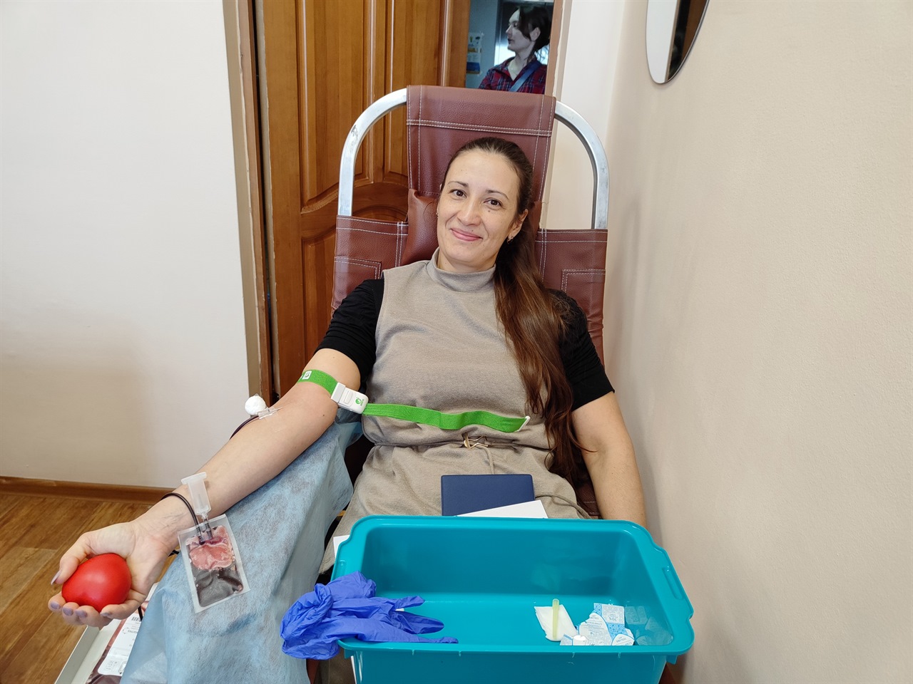 Красноярские энергетики Красноярскэнерго сдают кровь