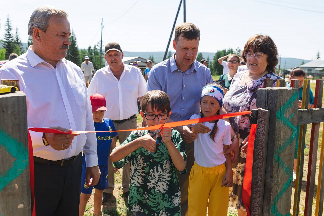 открытие детской площадки