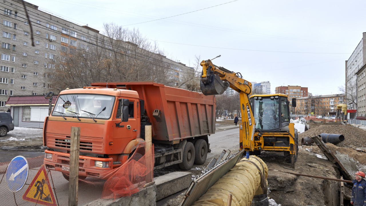  СГК завершает очередной этап работы на улице Новосибирской в Красноярске и заходит на новые участки 