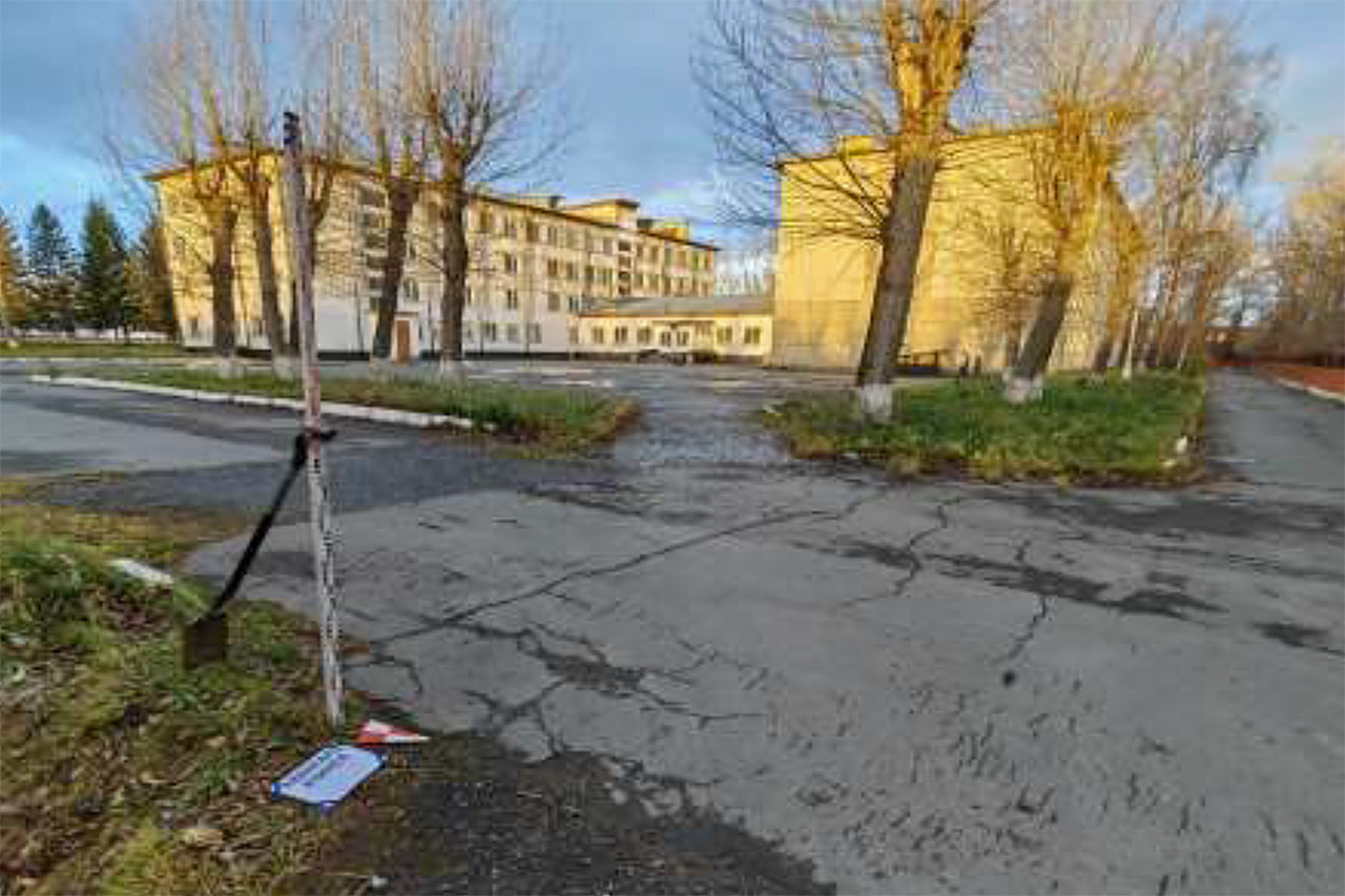 Ачинский кадетский корпус, территория