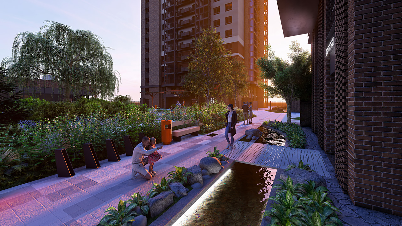 Портовый Арбан Красноярск рендер