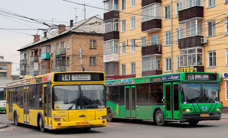Городские автобусы Красноярска