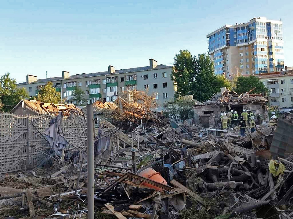 Разрушения в Белгороде