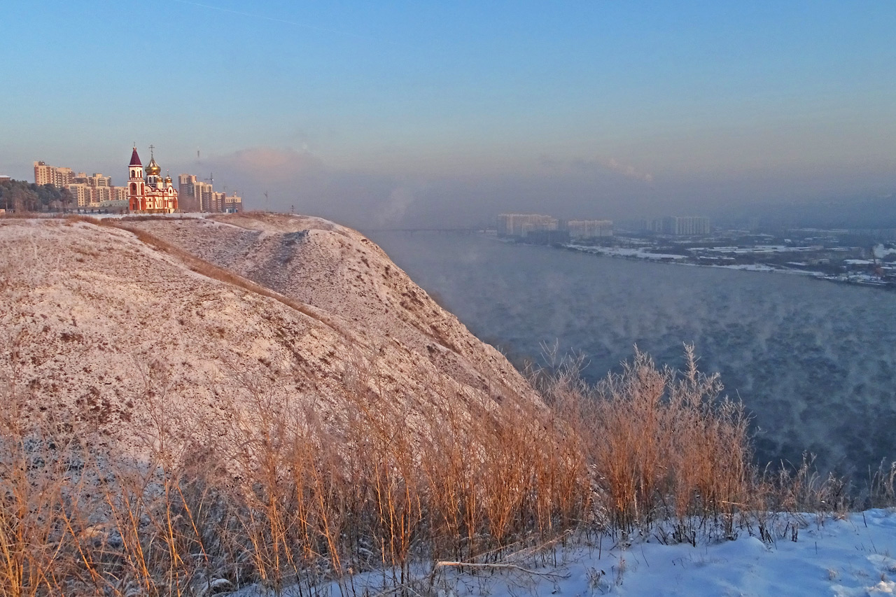 Мороз над Красноярском