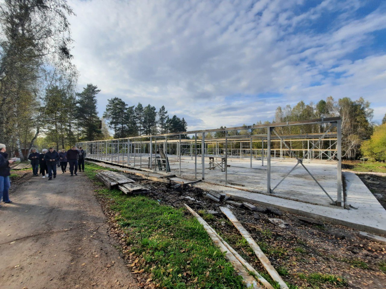 реконструкция лагеря "Березка"