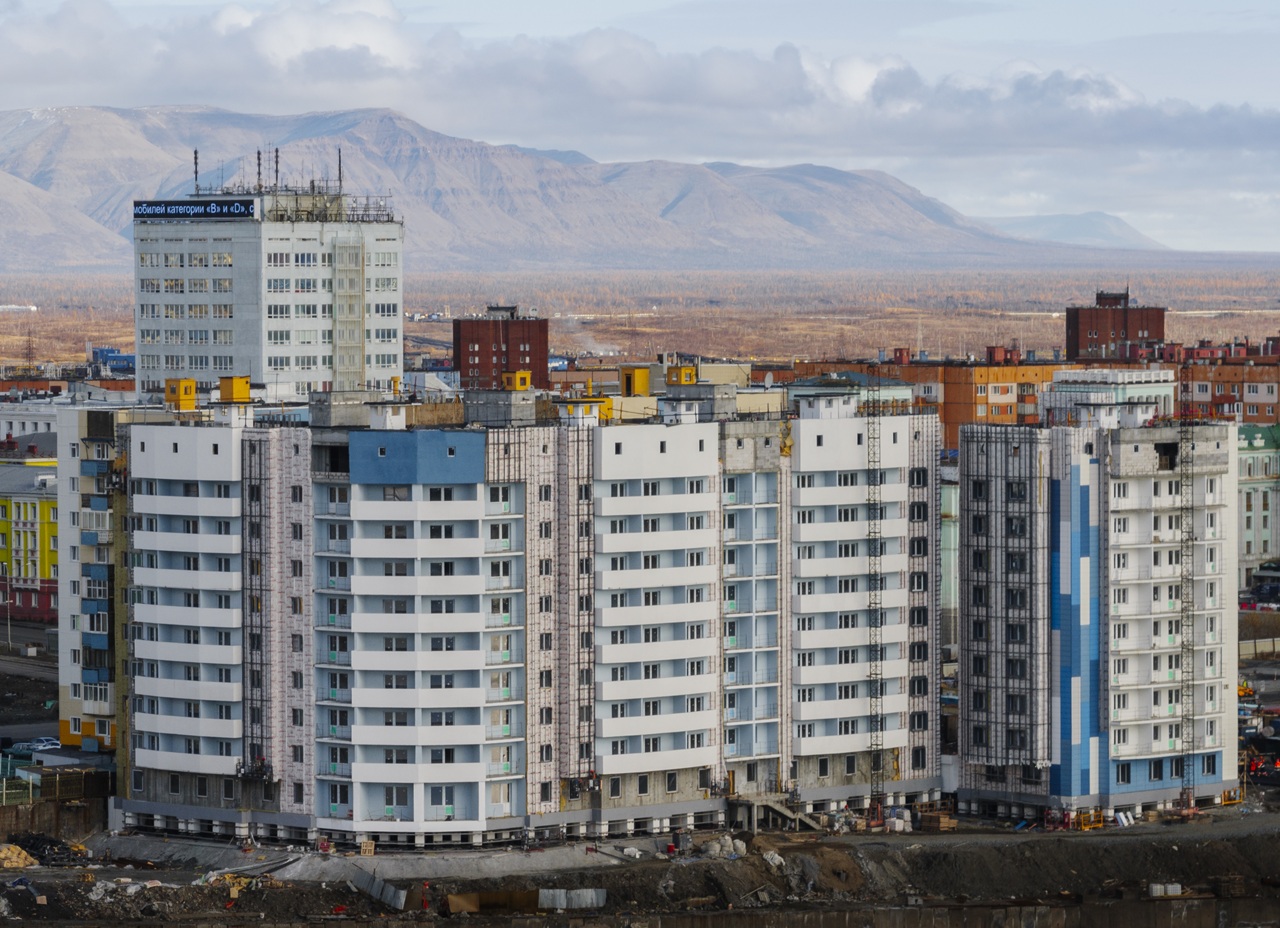 многоэтажки в Норильске, новое жилье в Норильске