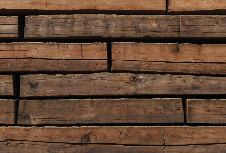 cтена из бруса