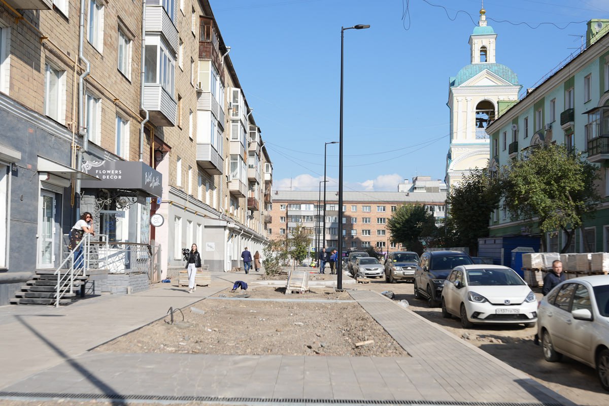 благоутройство, укладка брусчатки